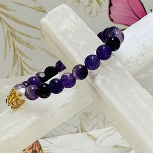 Amethyst Crystal Healing Bracelet